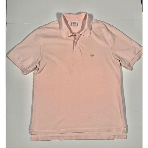 Brooks Brothers Golden Fleece Stretch Supima Performance Polo Pink Size Large - Picture 1 of 10